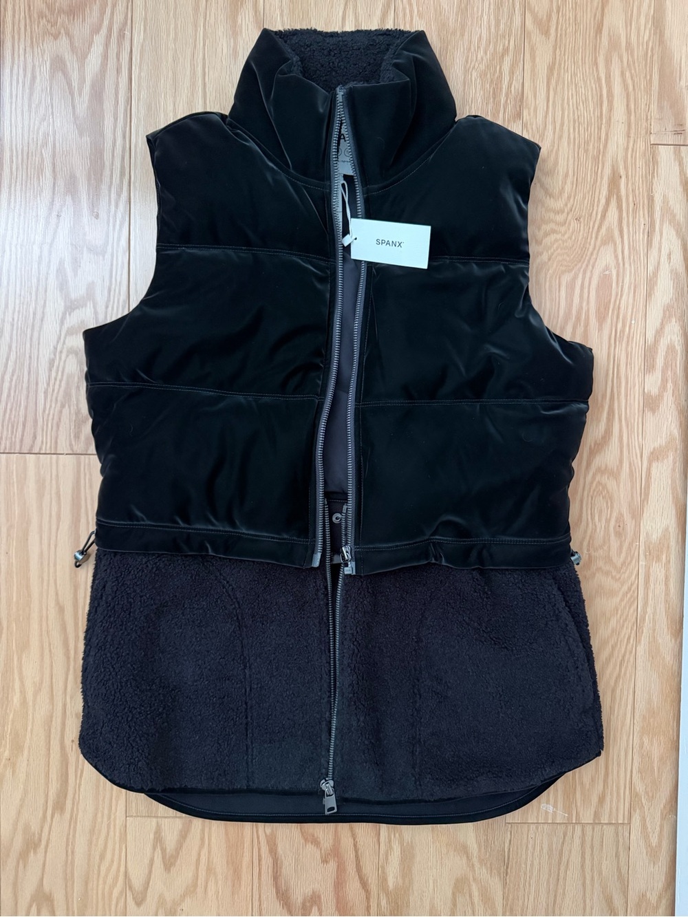 NWT Spanx Black Vest Sz XS